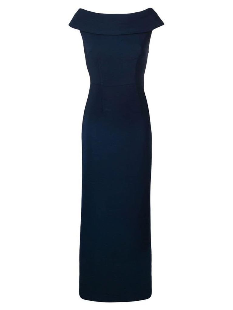 P.A.R.O.S.H. sleeveless evening dress - Blue