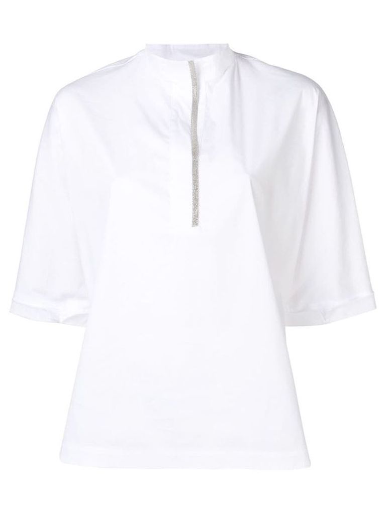 Fabiana Filippi structured blouse - White