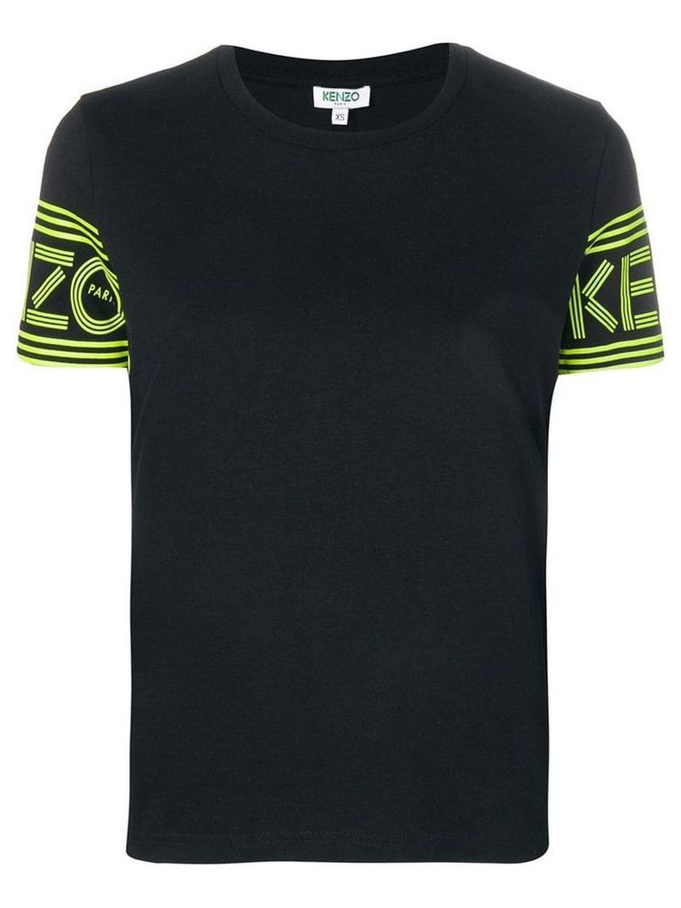 Kenzo logo sleeves T-shirt - Black