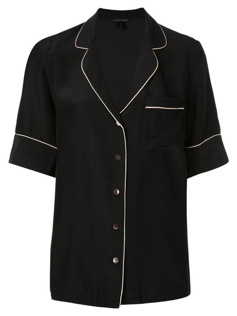 Kiki de Montparnasse button down pyjama shirt - Black