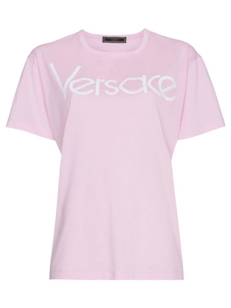 Versace Pink Vintage Logo T-Shirt