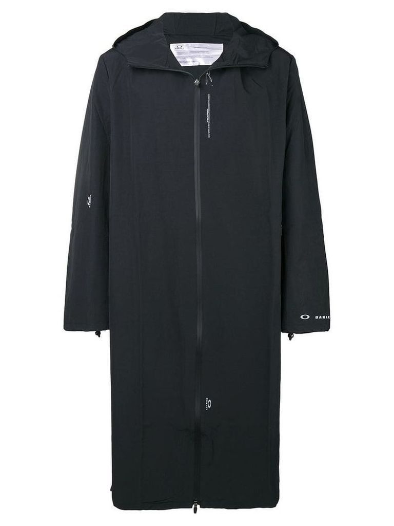 Oakley By Samuel Ross hooded long coat - Black