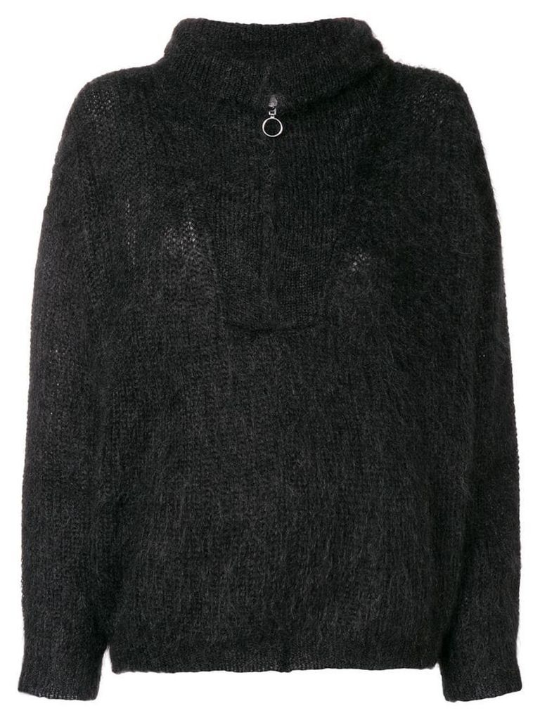 Isabel Marant Étoile zipped knit jumper - Black