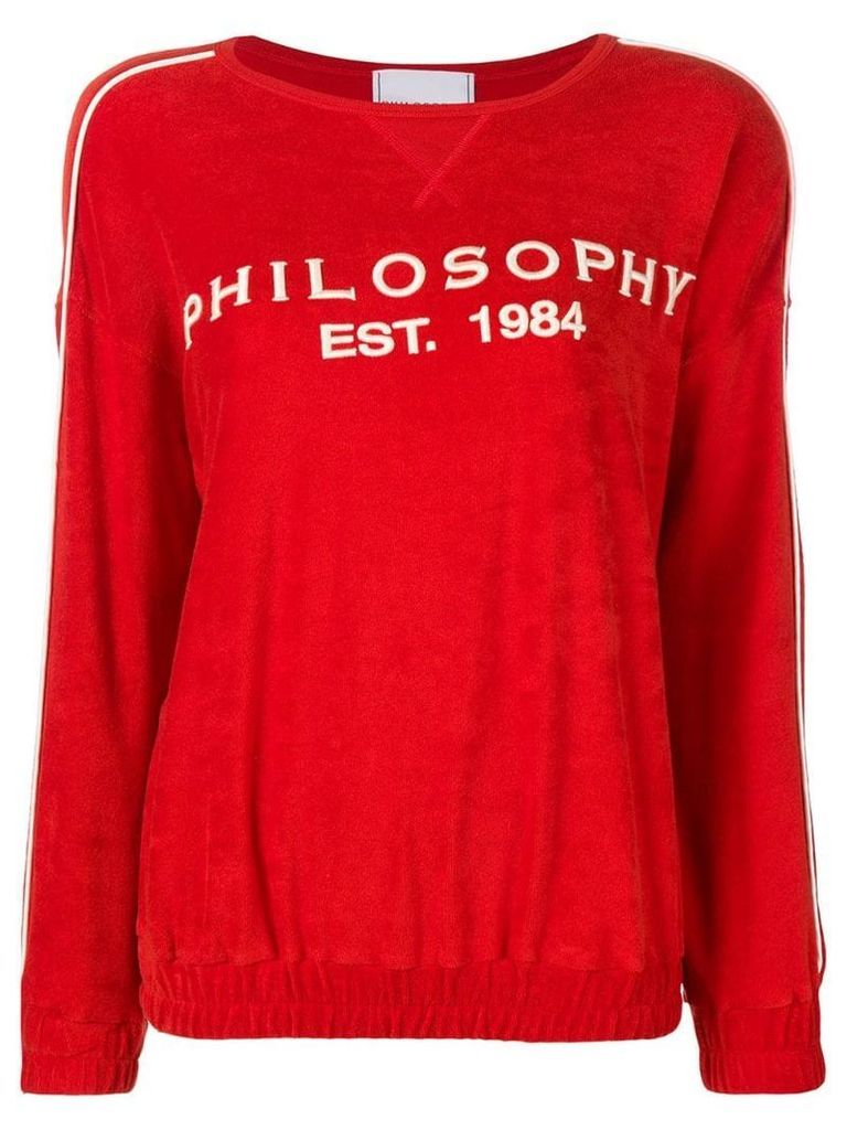 Philosophy Di Lorenzo Serafini embroidered logo sweater