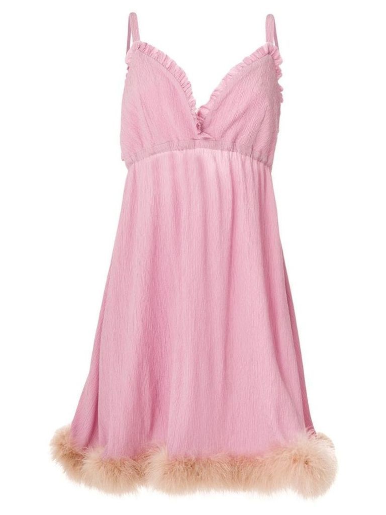 Daizy Shely crepe creponne dress - Pink