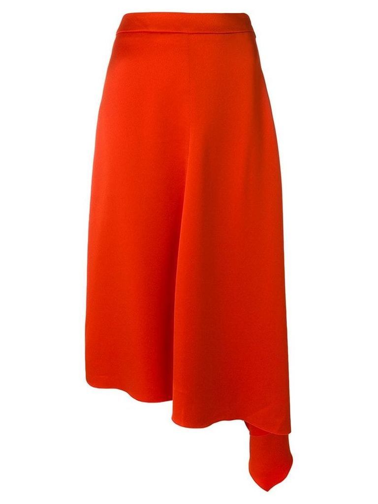 MSGM asymmetric skirt - Red