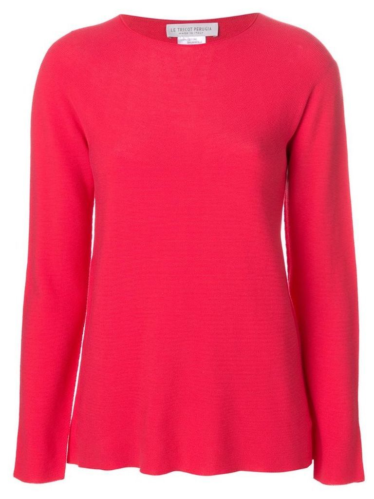 Le Tricot Perugia fine knit sweater - Pink