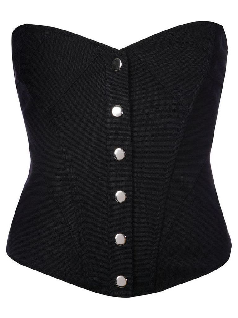 Fleur Du Mal strapless corset top - Black