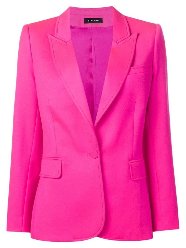 Styland tailored buttoned blazer - Pink
