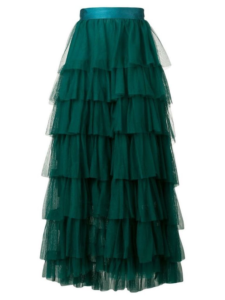 Forte Forte tiered tulle skirt - Green