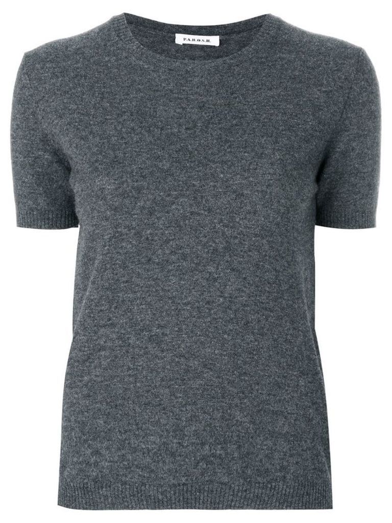 P.A.R.O.S.H. short sleeve jumper - Grey