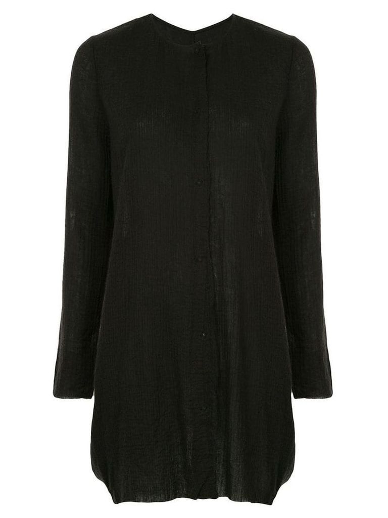 Uma Wang round neck knitted dress - Black
