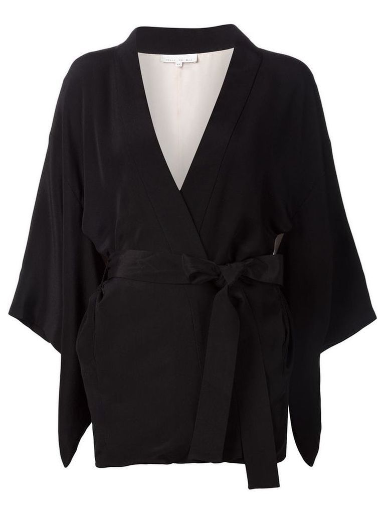 Fleur Du Mal 'Haori' kimono - Black