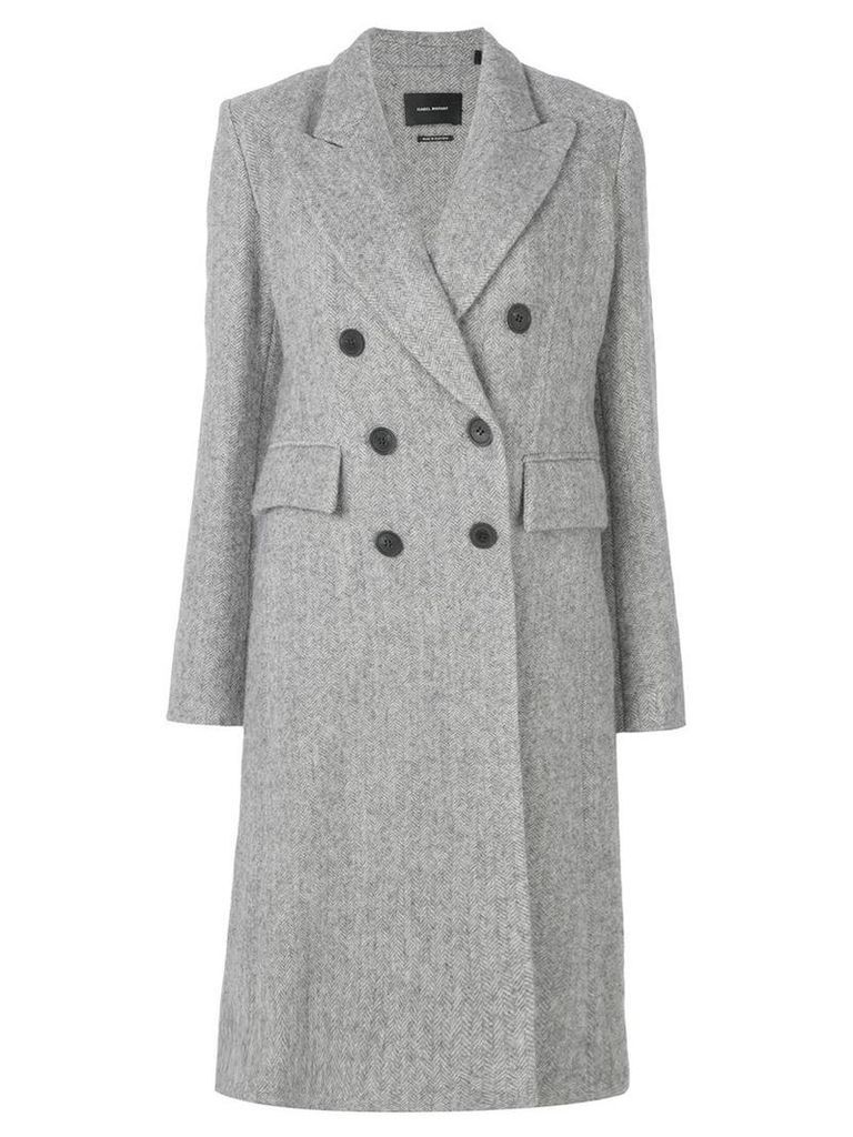 Isabel Marant double-breasted coat - Grey