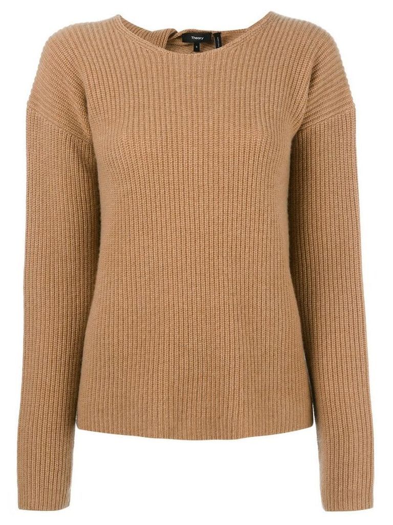 Theory cashmere Twylina jumper - Brown