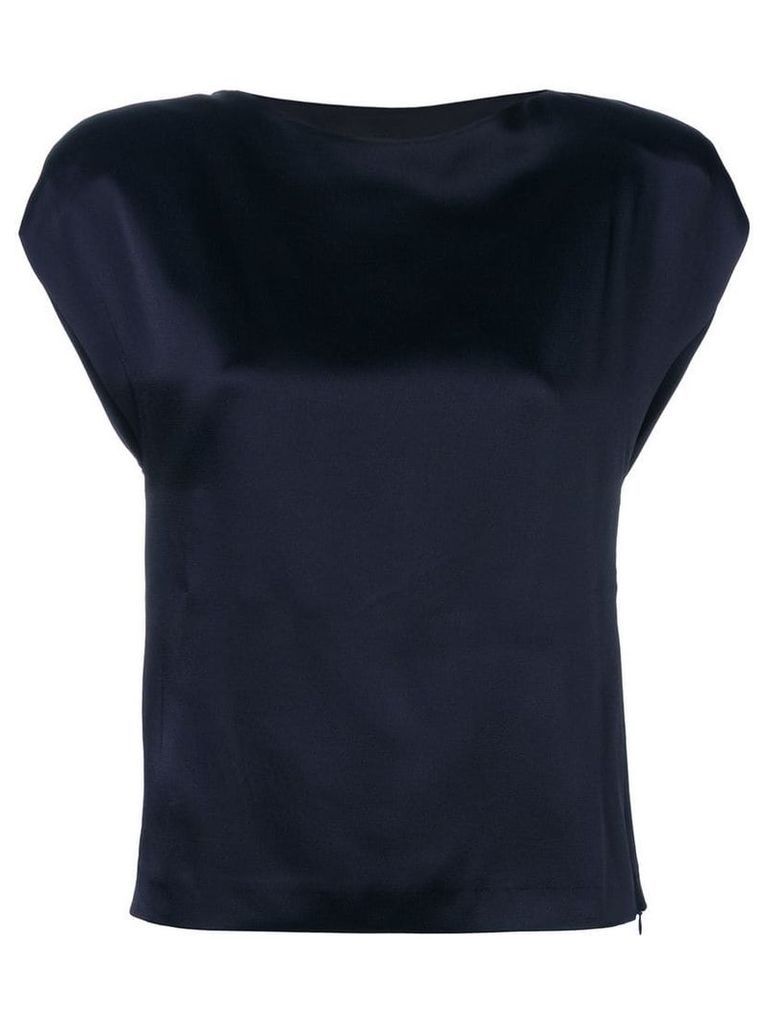Chalayan sculpted fitted blouse - Blue