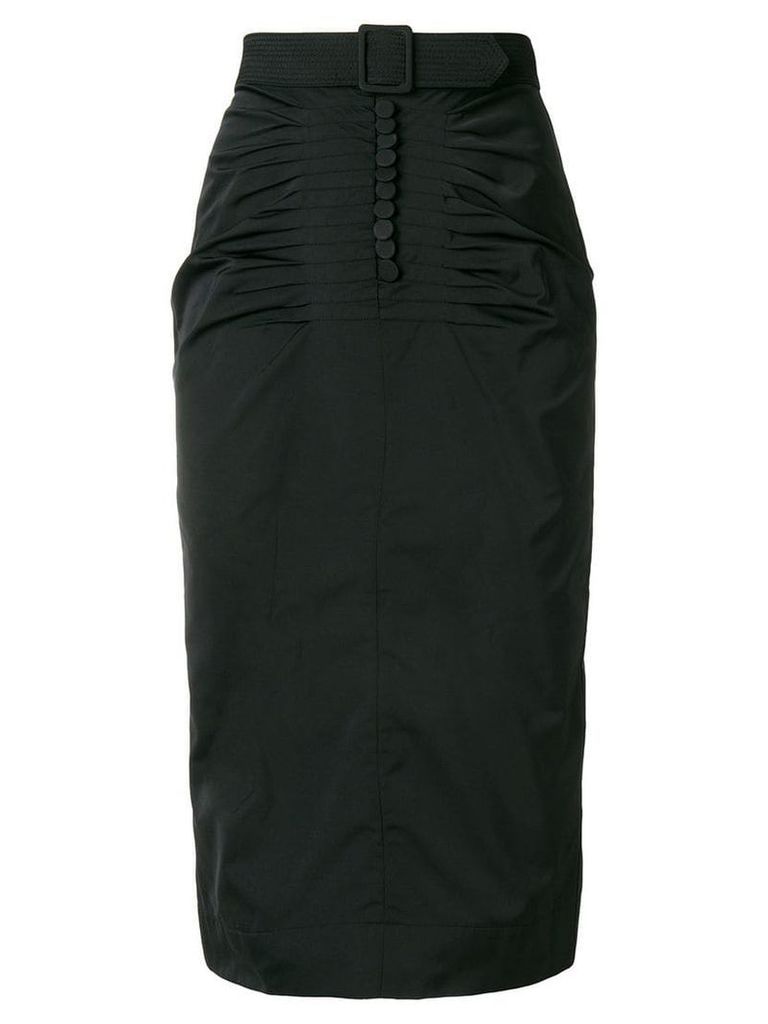 Nº21 belt detail skirt - Black