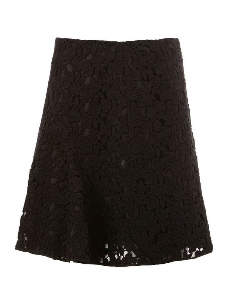 Giambattista Valli lace pleated skirt - Black