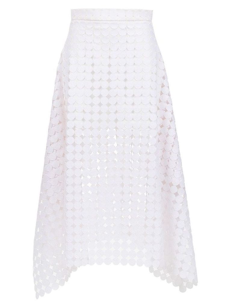 Olympiah panelled Bucolia skirt - White