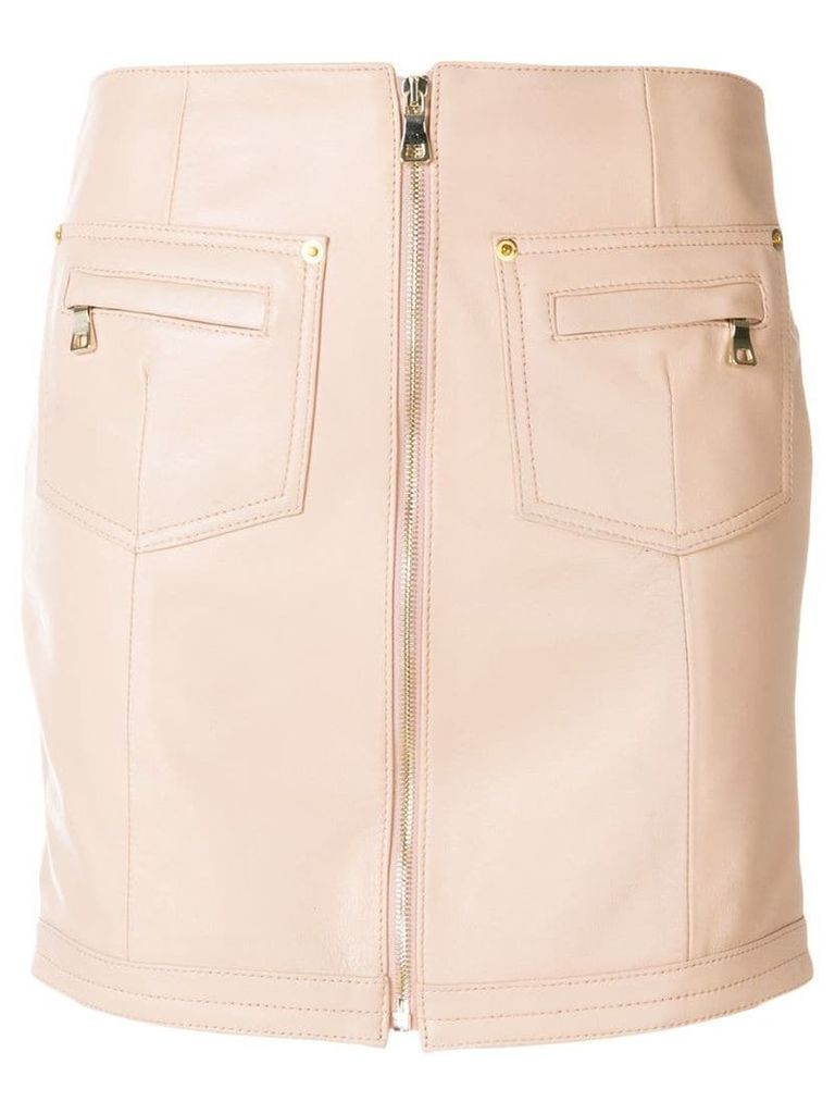 Manokhi zipped mini skirt - Pink