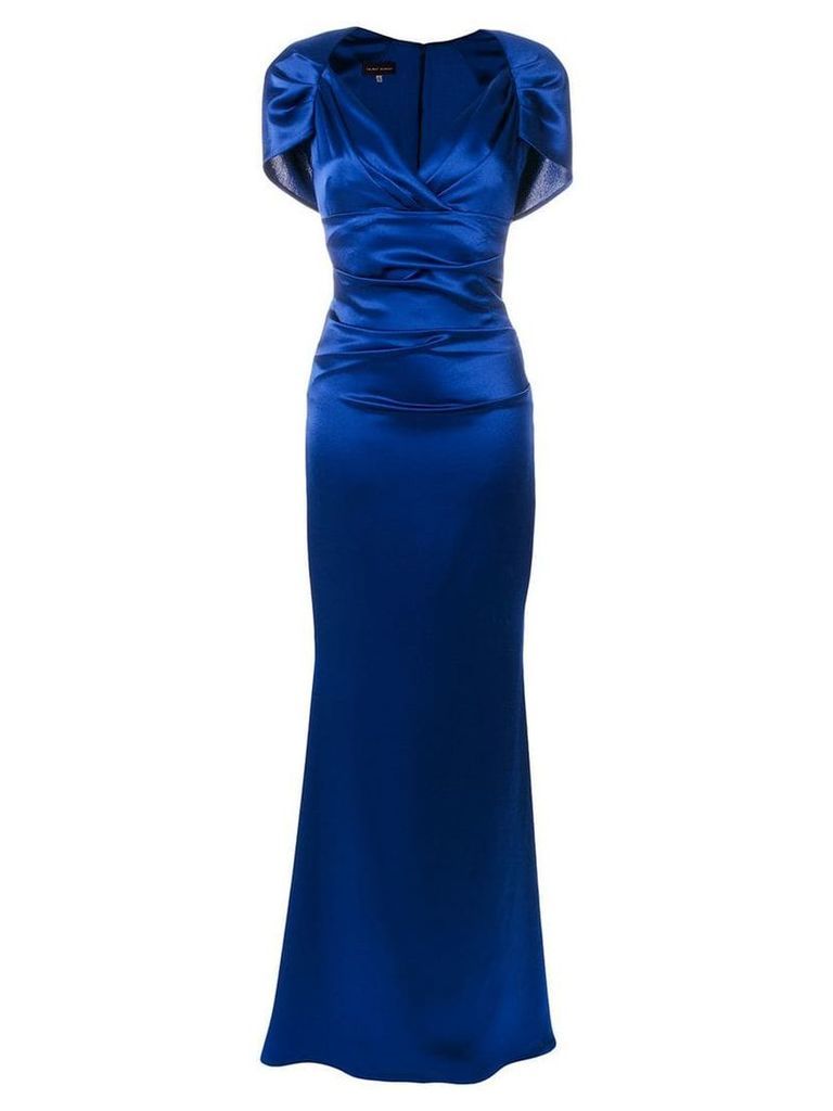 Talbot Runhof Polinesia1 dress - Blue