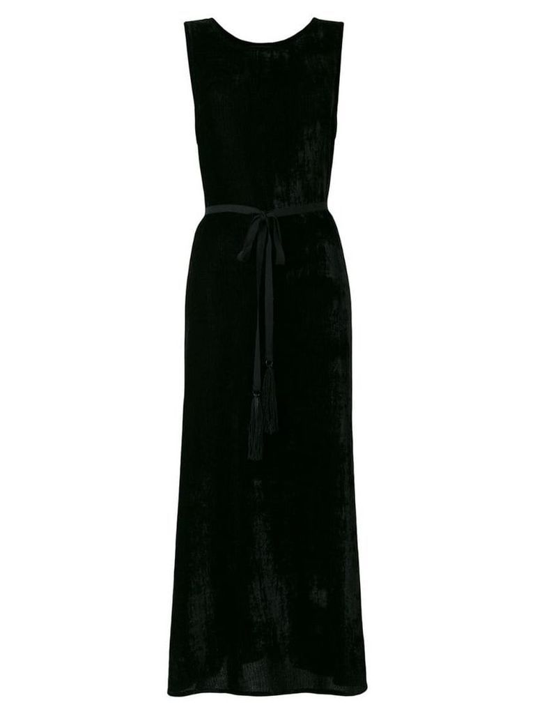 Ann Demeulemeester corduroy long-length dress - Black