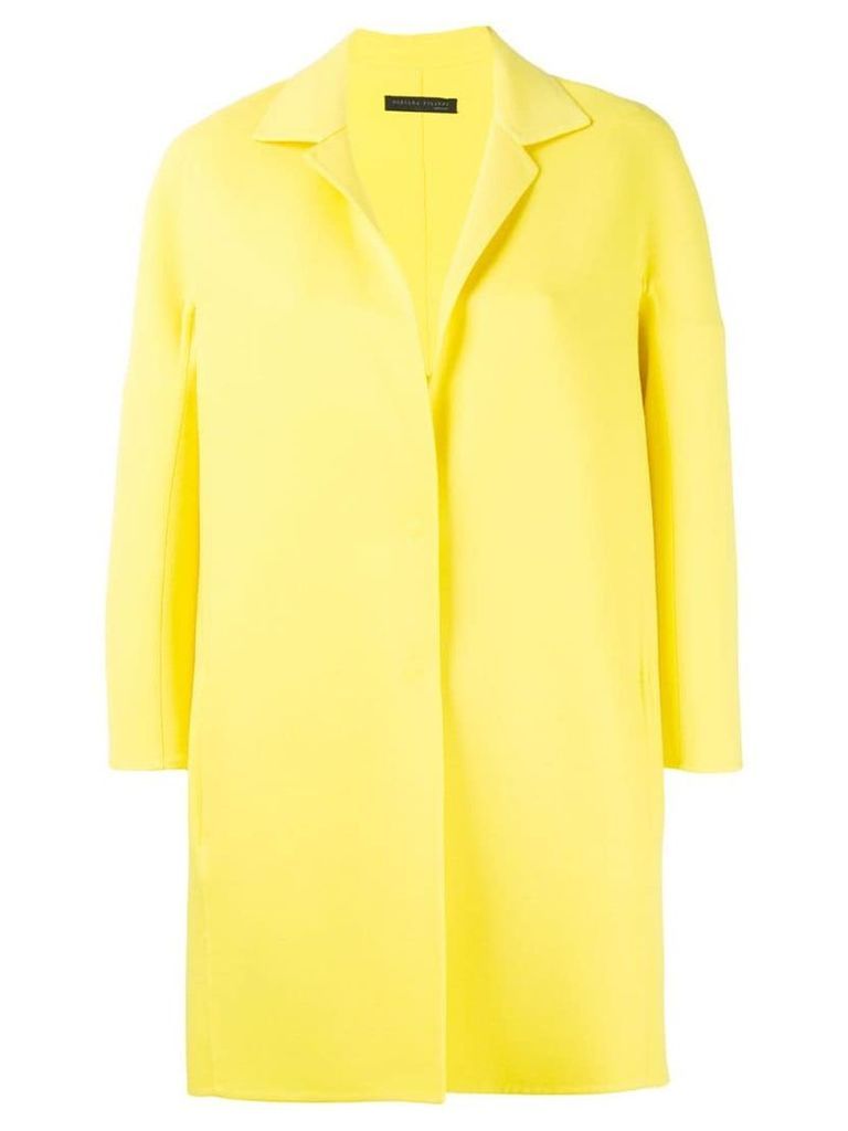 Fabiana Filippi fitted coat - Yellow