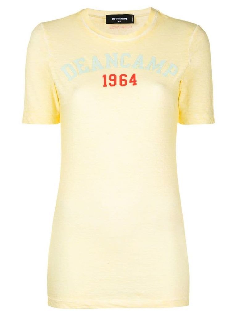 Dsquared2 Dean Camp T-shirt - Yellow