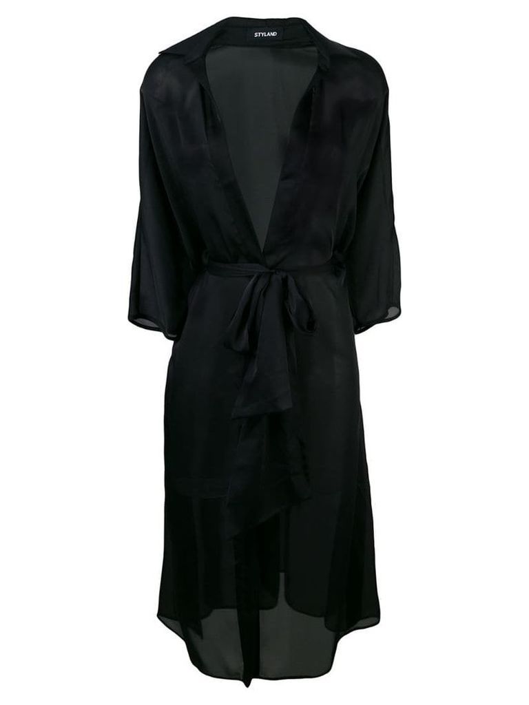 Styland wrap dress - Black