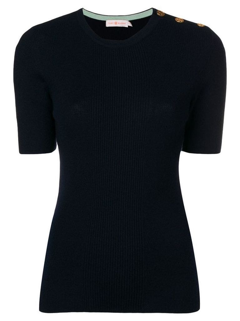Tory Burch Taylor ribbed sweater - Blue