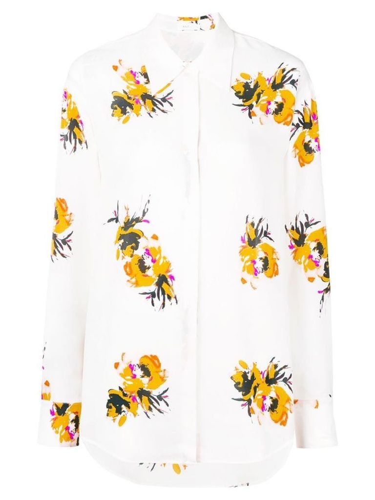 A.L.C. floral blouse - White