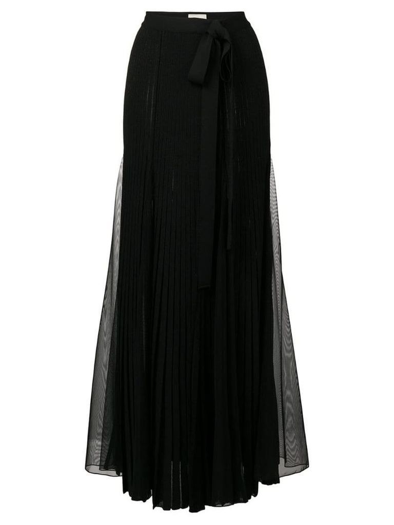 Elie Saab long slit skirt - Black