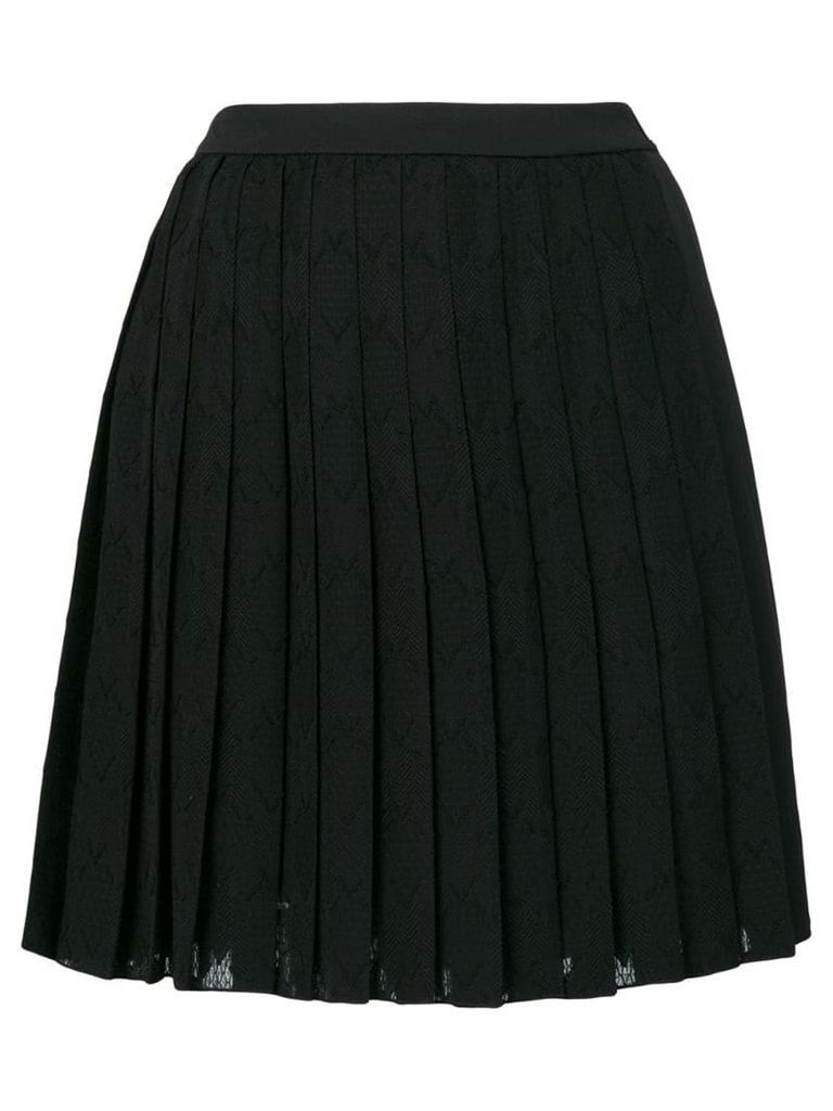 Versace Jeans short pleated skirt - Black