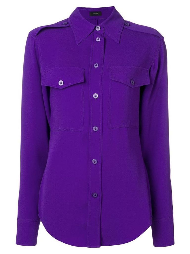 Joseph Rainer crepe blouse - Purple