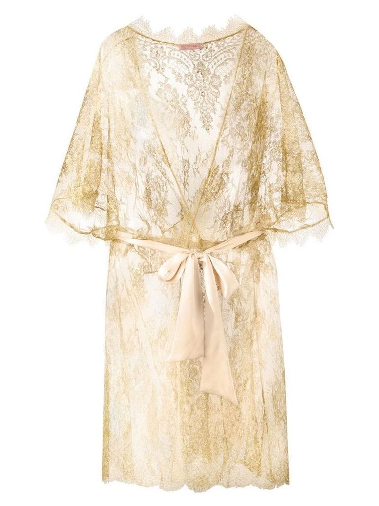 Gilda & Pearl 'Harlow' kimono gown - Yellow