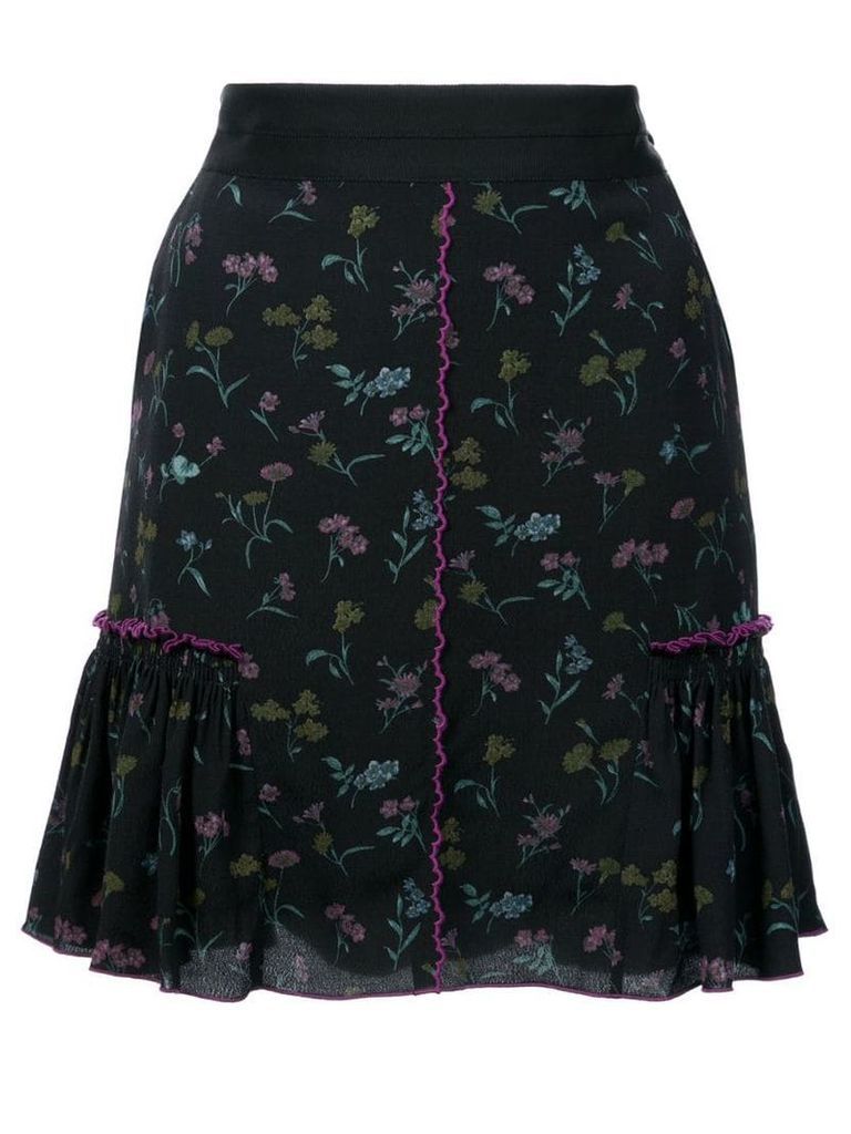 Coach floral bow print skirt - Black