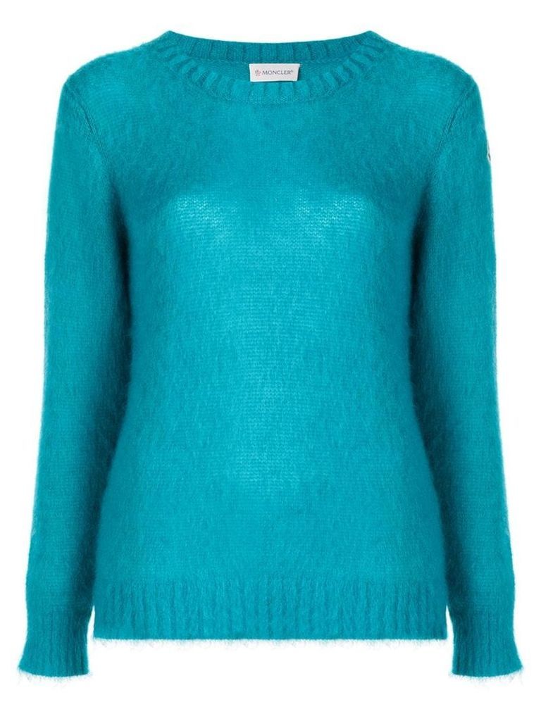 Moncler crew neck sweater - Blue