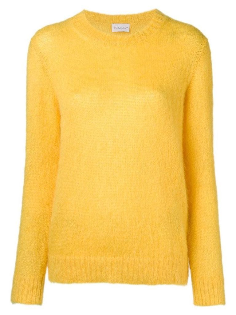 Moncler crew neck sweater - Yellow
