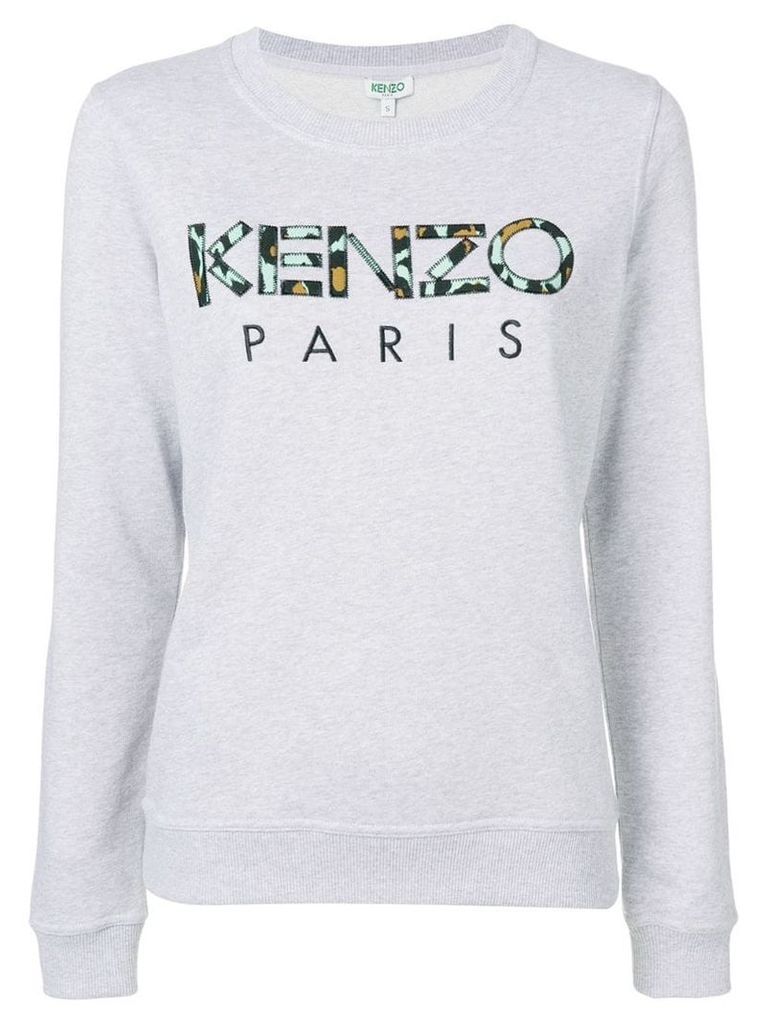 Kenzo embroidered logo sweatshirt - Grey