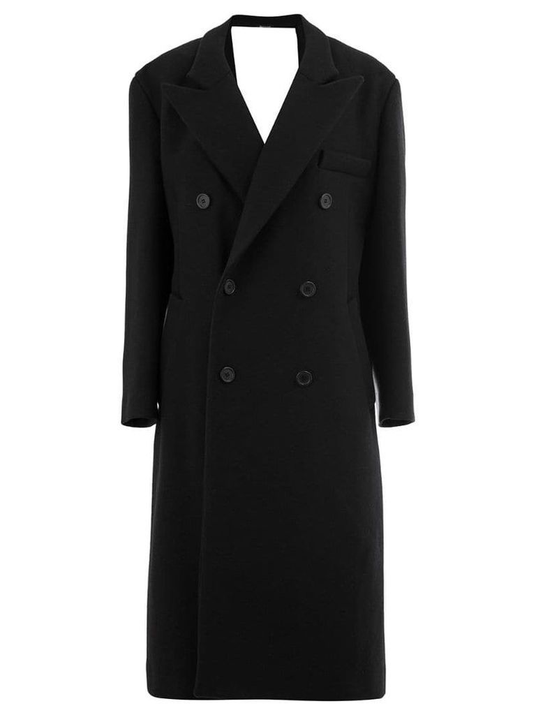 Maison Margiela double-breasted coat - Black
