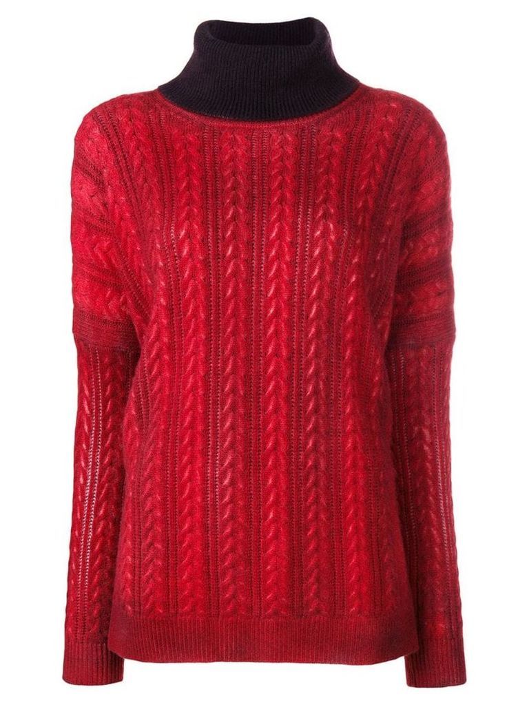 Avant Toi turtleneck sweater - Red