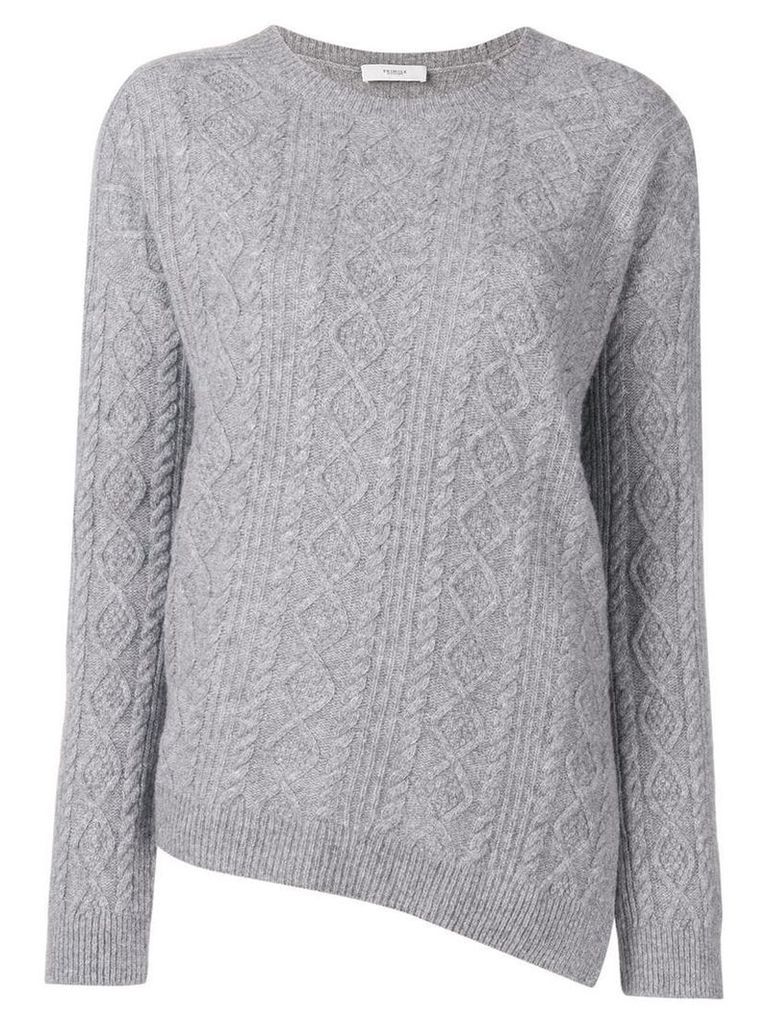 Pringle Of Scotland asymmetric hem sweater - Grey