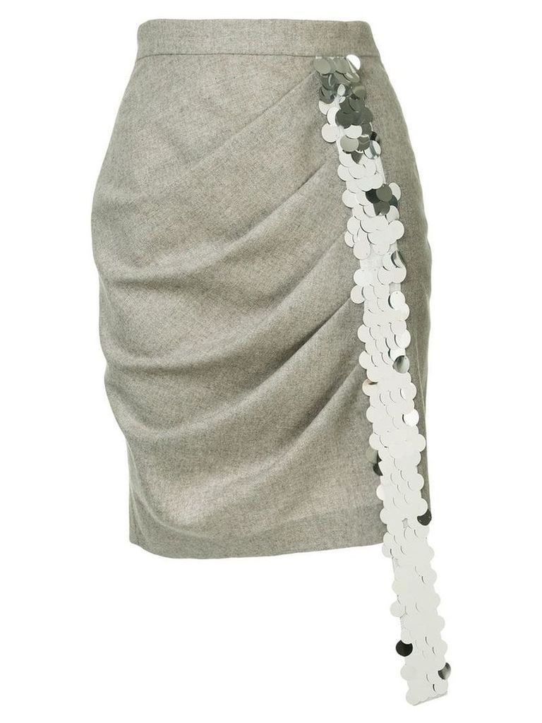 Anouki pleated mini skirt - Grey