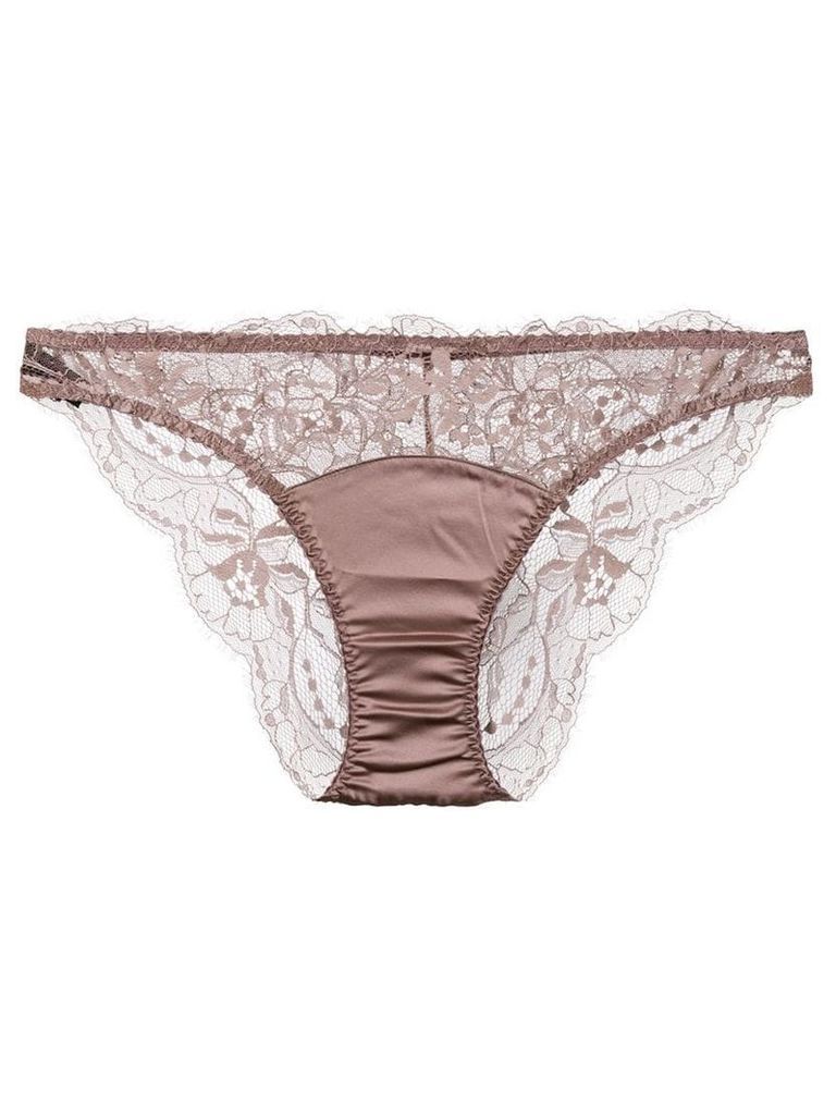 Fleur Of England Signature lace brief - Pink