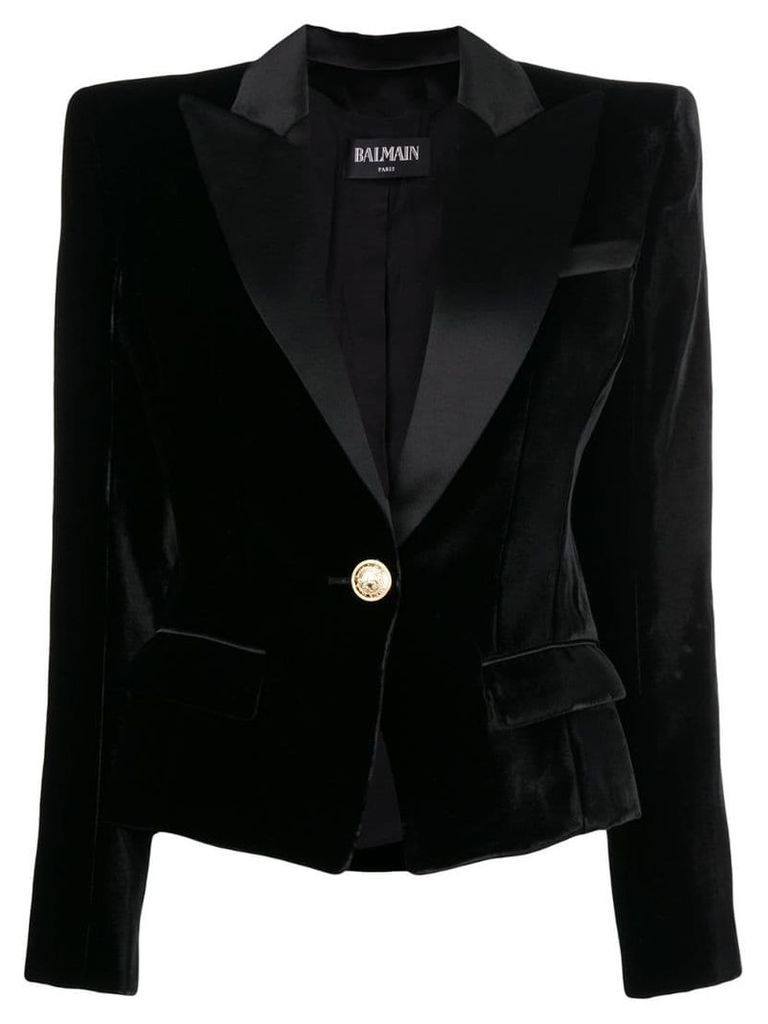 Balmain classic fitted blazer - Black