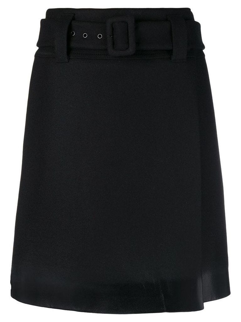 Prada short belted skirt - Black