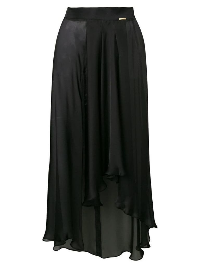 Styland draped front skirt - Black