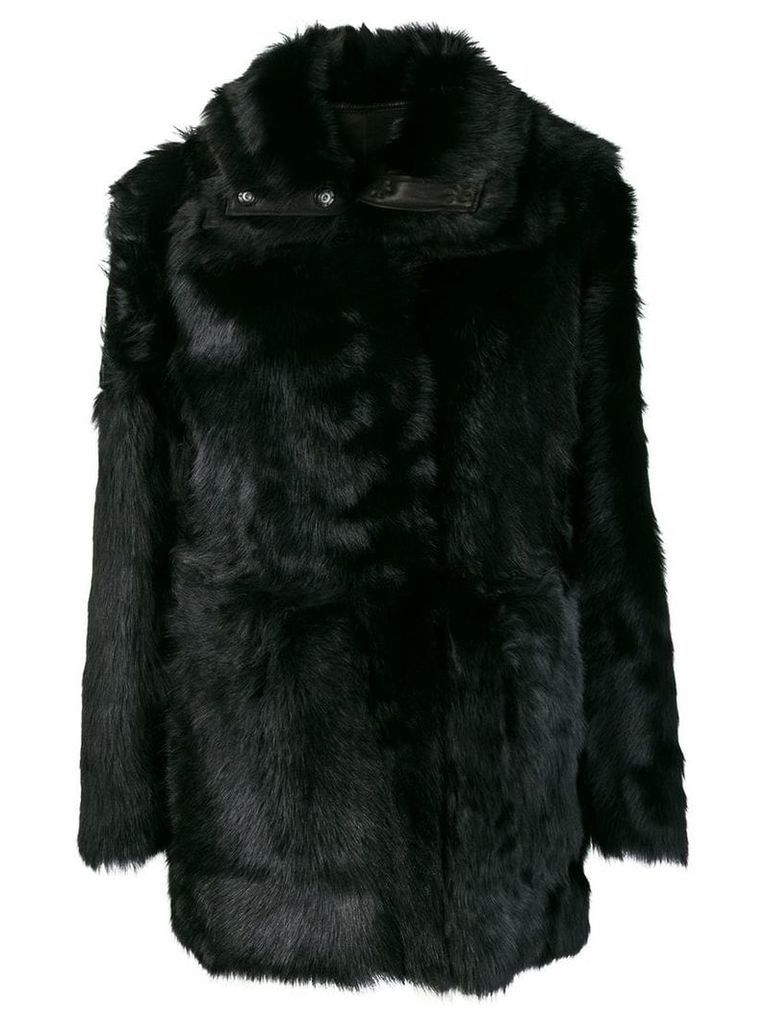 Yves Salomon reversible shearling coat - Black
