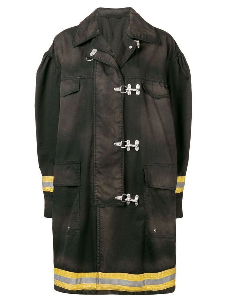 Calvin Klein 205W39nyc Fireman coat - Black