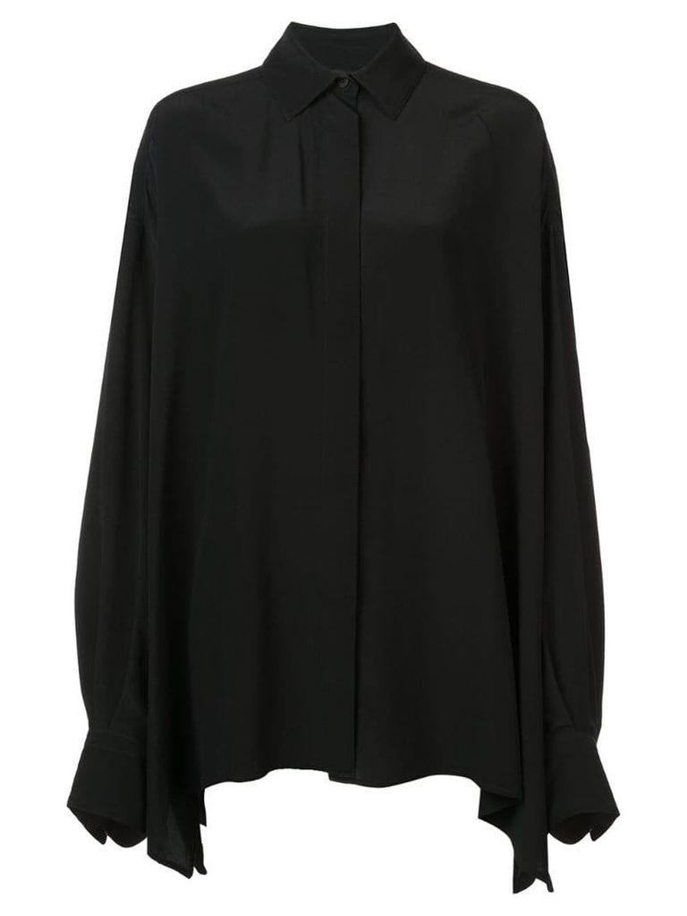 Vera Wang oversized tailored shirt - Black